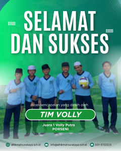 Hijau dan Putih Modern Selamat dan Sukses Juara Olimpiade Sains Instagram Post (1)